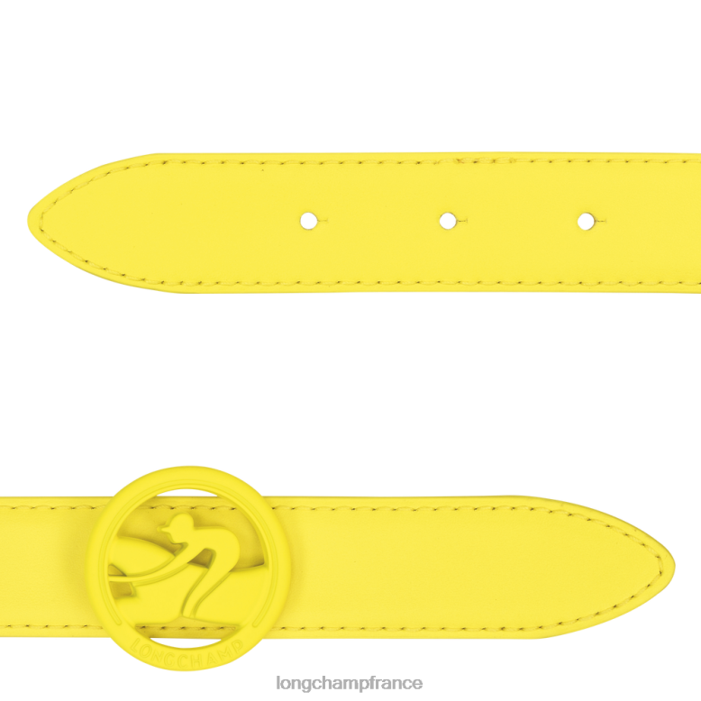 citron femmes ceinture de box-trot accessoires Longchamp Z6ZTP937