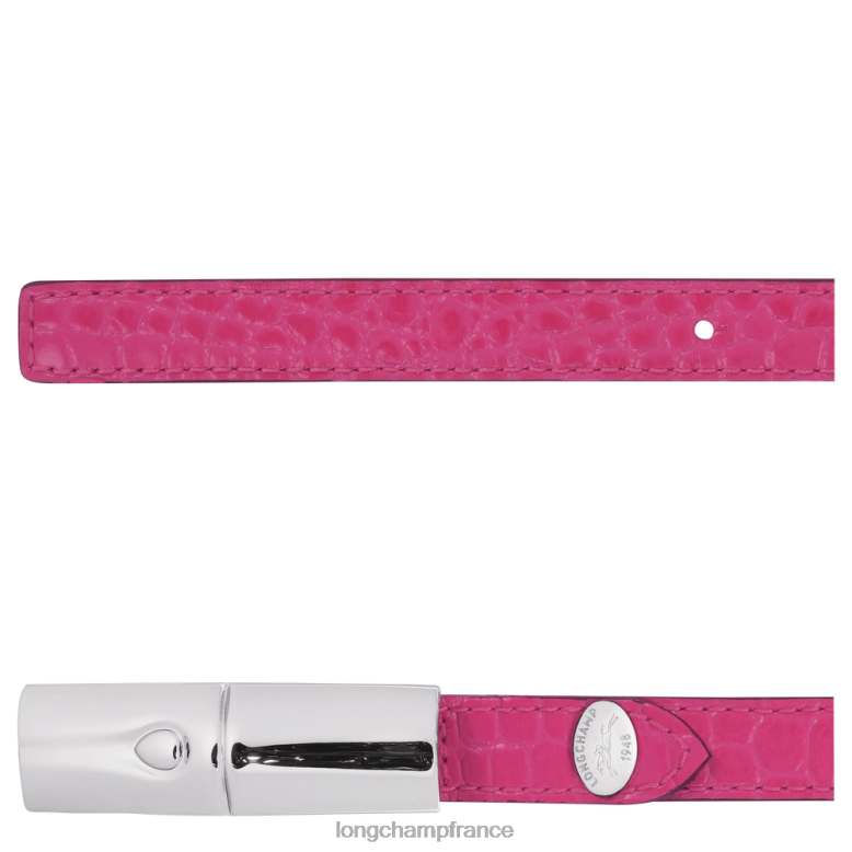 fuchsia femmes ceinture roseau accessoires Longchamp Z6ZTP915