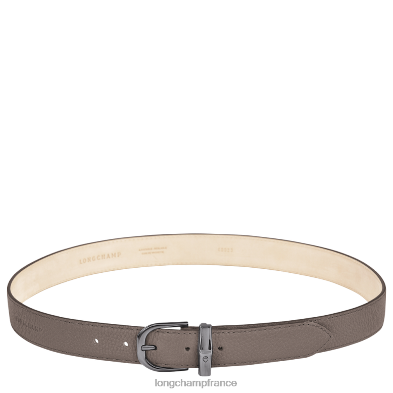gris femmes ceinture roseau accessoires Longchamp Z6ZTP913