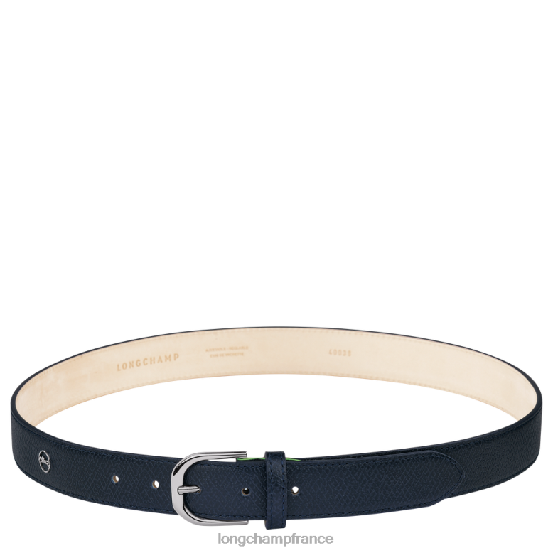 marine femmes ceinture pliante accessoires Longchamp Z6ZTP919