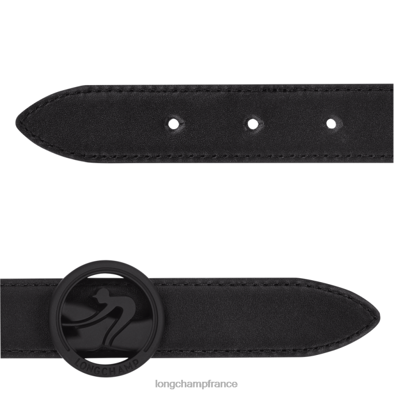 noir femmes ceinture de box-trot accessoires Longchamp Z6ZTP936