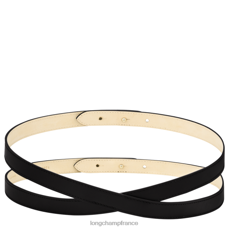 noir femmes ceinture de box-trot accessoires Longchamp Z6ZTP945