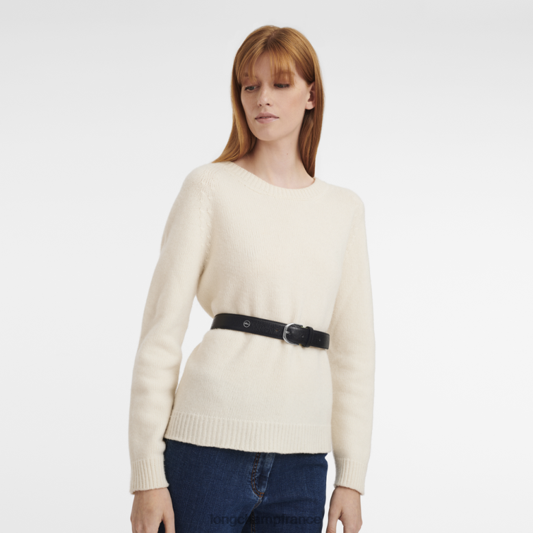 noir femmes ceinture pliante accessoires Longchamp Z6ZTP917