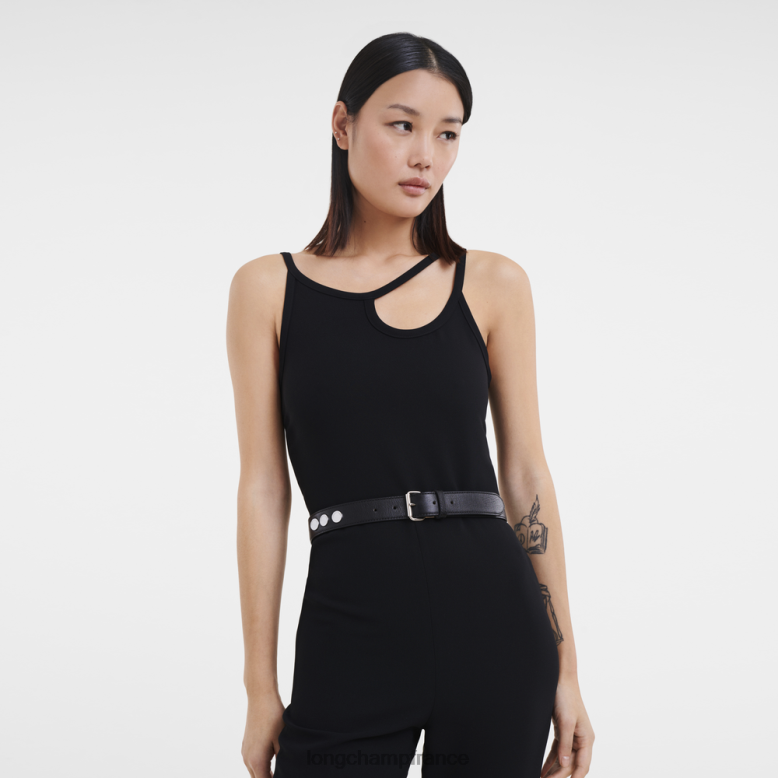 noir femmes ceinture pliante accessoires Longchamp Z6ZTP951