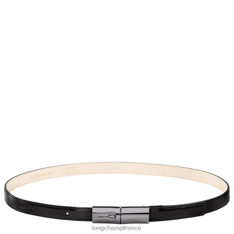 noir femmes ceinture roseau accessoires Longchamp Z6ZTP908