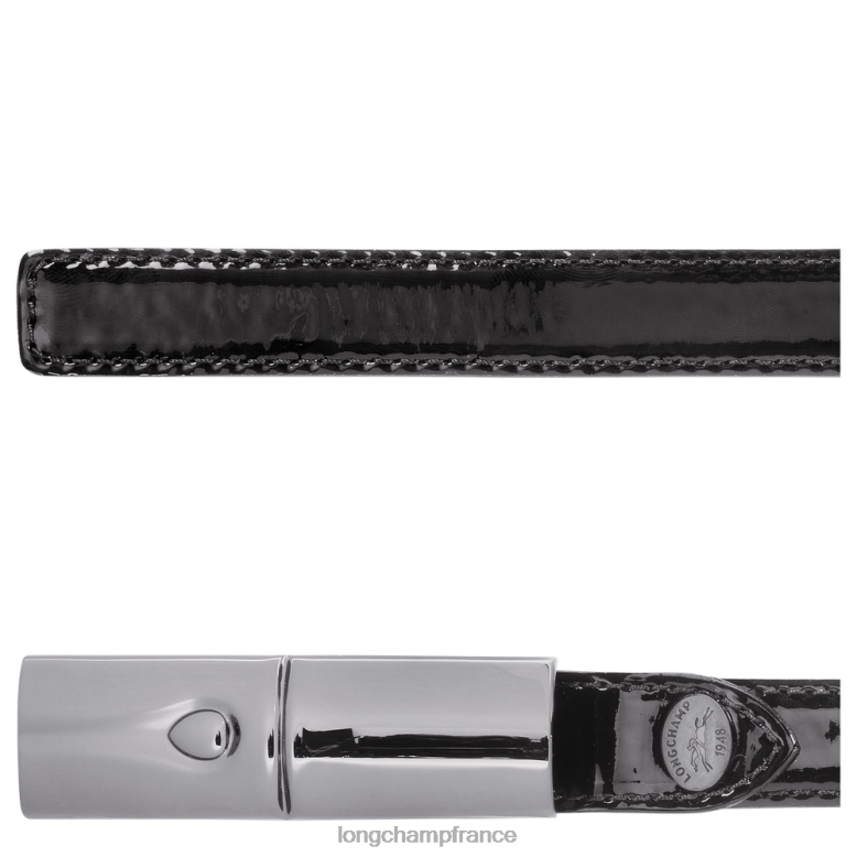 noir femmes ceinture roseau accessoires Longchamp Z6ZTP908