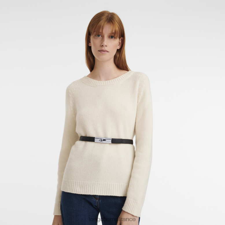 noir femmes ceinture roseau accessoires Longchamp Z6ZTP909