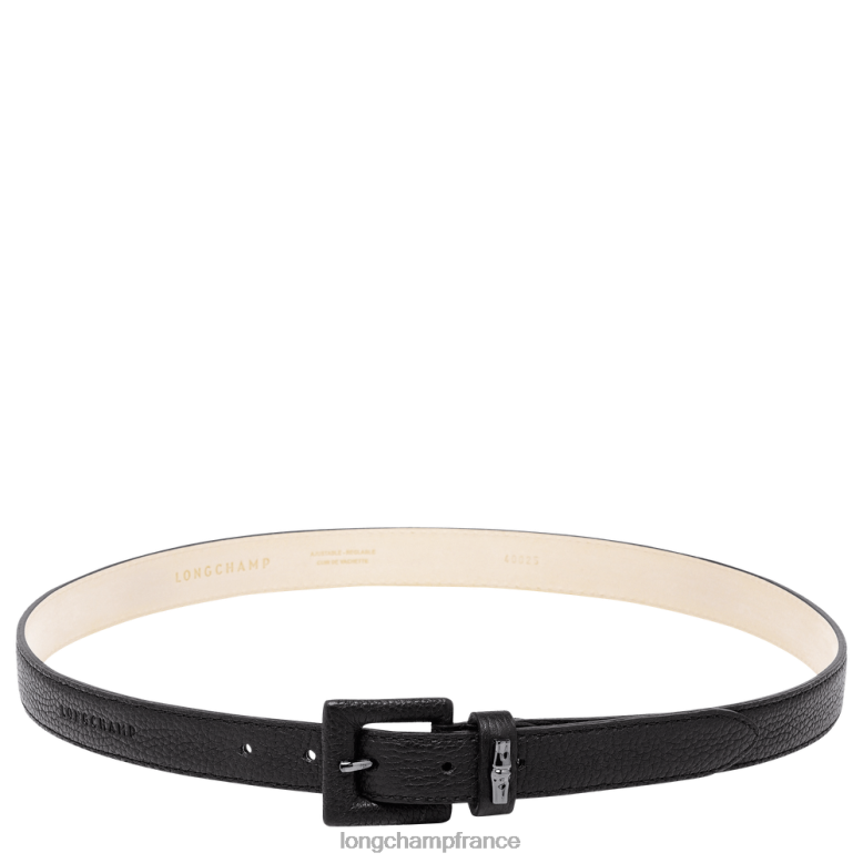 noir femmes ceinture roseau accessoires Longchamp Z6ZTP914