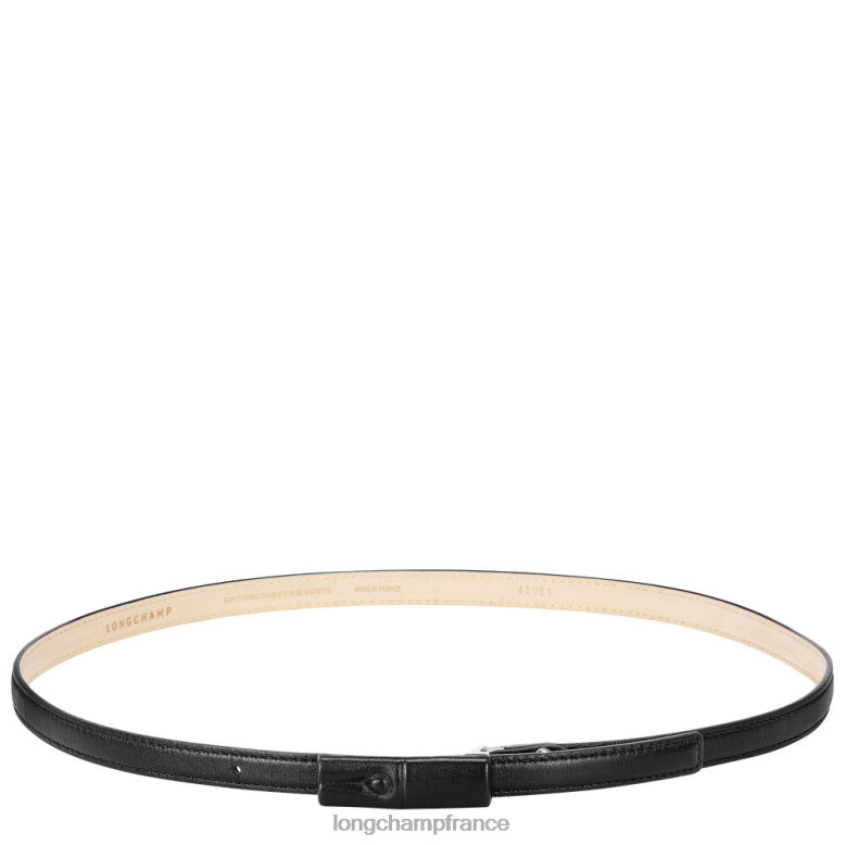 noir femmes ceinture roseau accessoires Longchamp Z6ZTP934