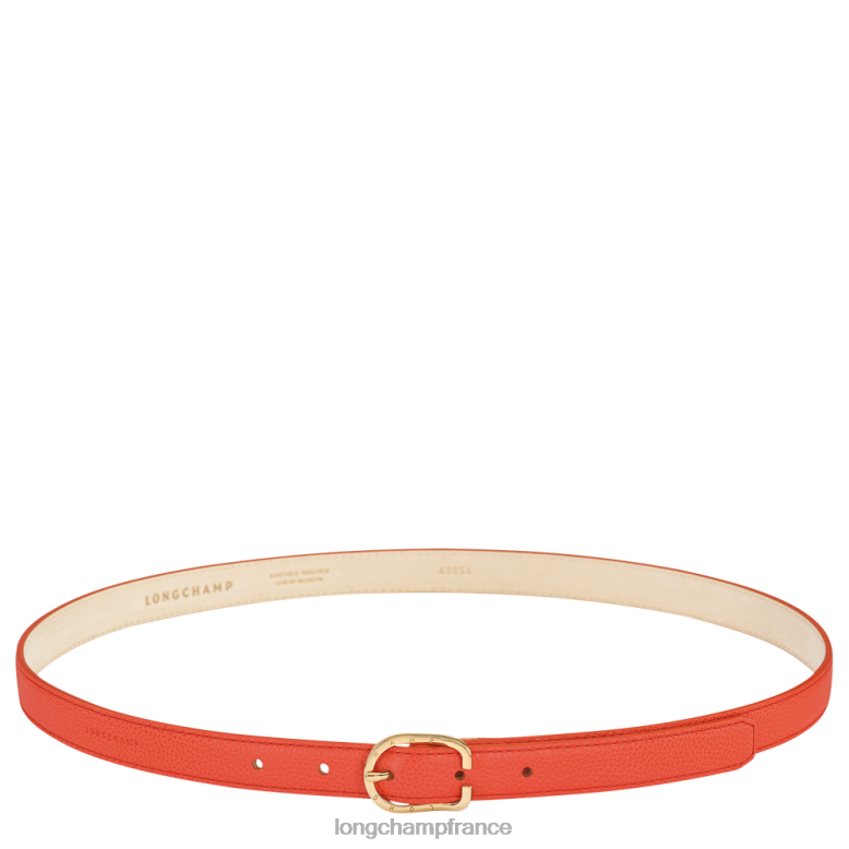 orange femmes ceinture le foulonne accessoires Longchamp Z6ZTP926