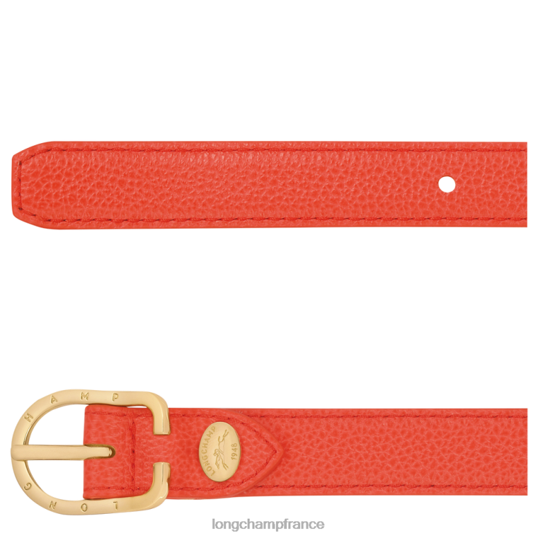 orange femmes ceinture le foulonne accessoires Longchamp Z6ZTP926