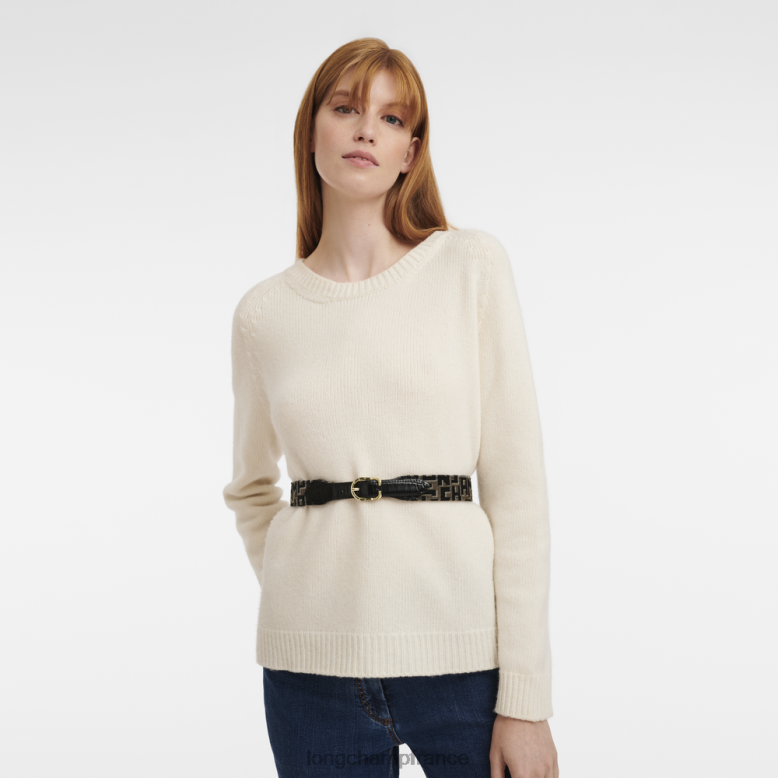 taupe/noir femmes ceinture 1980 accessoires Longchamp Z6ZTP930