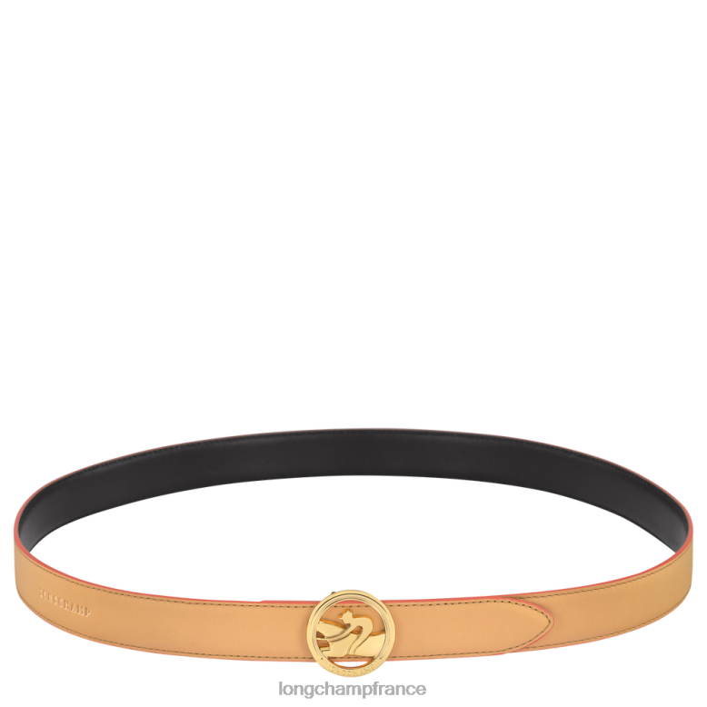 végétal/noir femmes ceinture de box-trot accessoires Longchamp Z6ZTP939