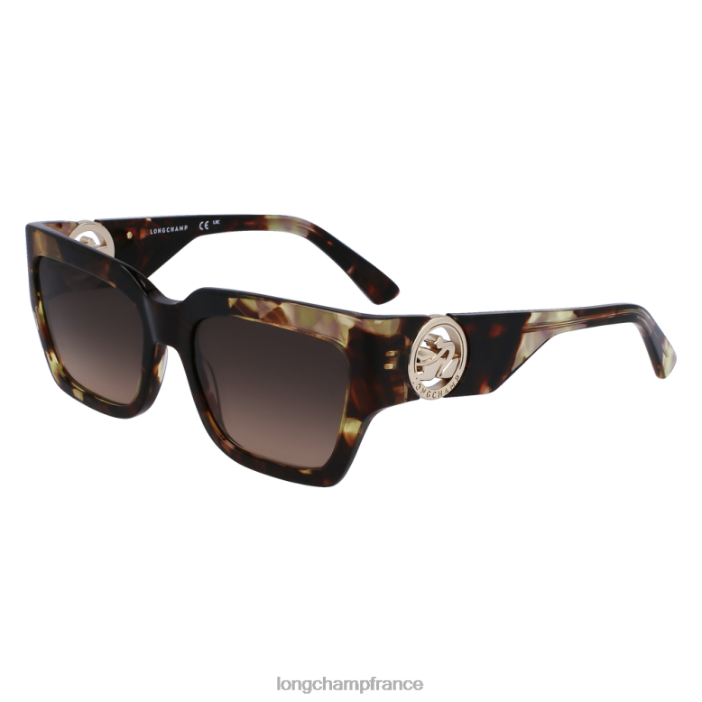 havane verte femmes lunettes de soleil collection printemps/été 2023 accessoires Longchamp Z6ZTP880