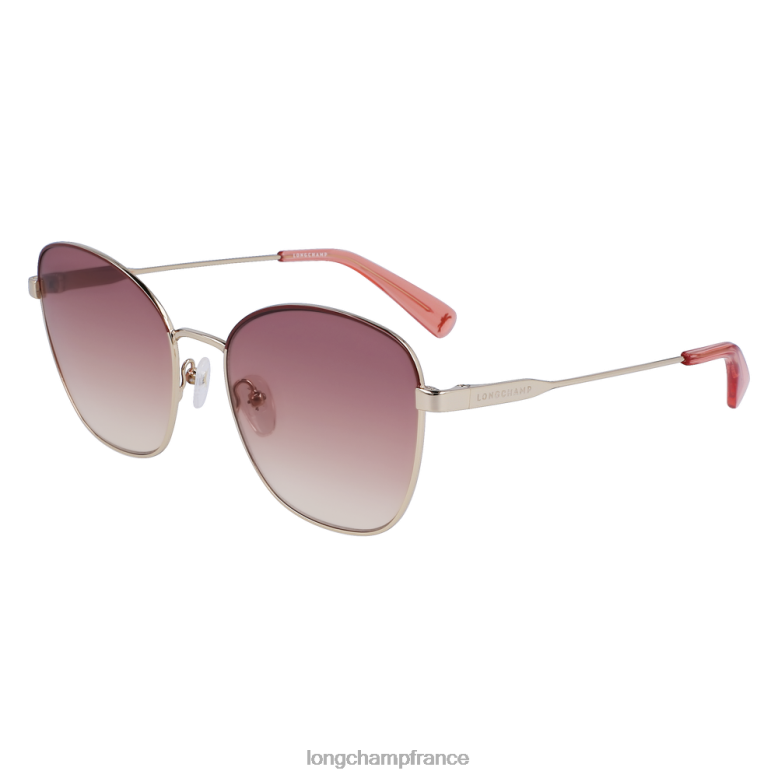 or/marron femmes lunettes de soleil de la collection automne/hiver 2022 accessoires Longchamp Z6ZTP904