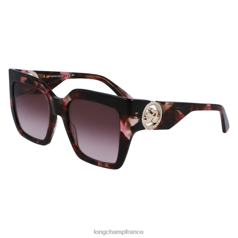 rose turquoise femmes lunettes de soleil collection printemps/été 2023 accessoires Longchamp Z6ZTP882