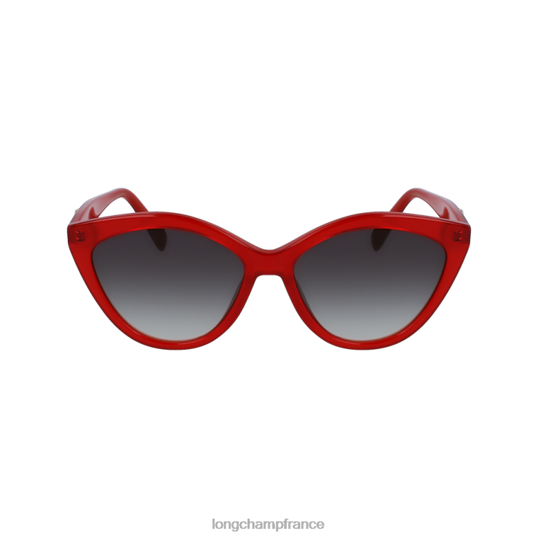 rouge femmes lunettes de soleil collection printemps/été 2023 accessoires Longchamp Z6ZTP895