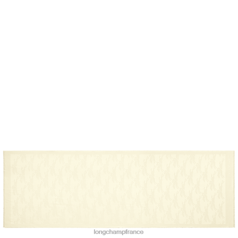 Ivoire femmes étole collection printemps/été 2023 accessoires Longchamp Z6ZTP984