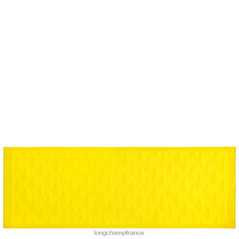 citron femmes étole collection printemps/été 2023 accessoires Longchamp Z6ZTP983