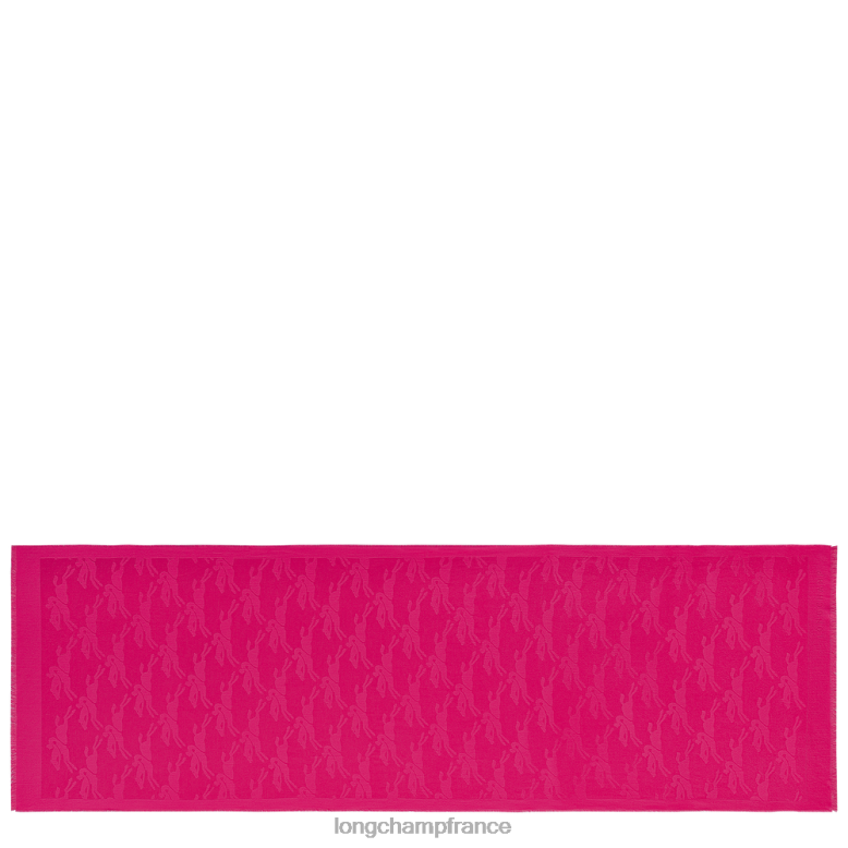 fuchsia femmes étole collection printemps/été 2023 accessoires Longchamp Z6ZTP985
