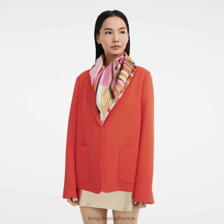 fuchsia femmes étole collection printemps/été 2023 accessoires Longchamp Z6ZTP989