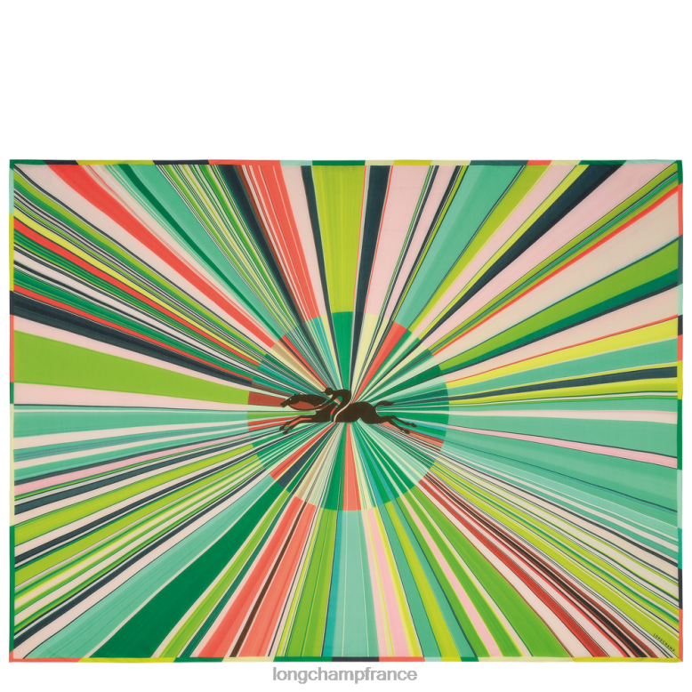 herbe/feu vert femmes étole collection printemps/été 2023 accessoires Longchamp Z6ZTP990