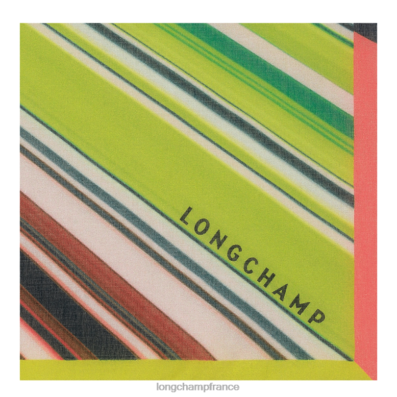 herbe/feu vert femmes étole collection printemps/été 2023 accessoires Longchamp Z6ZTP990