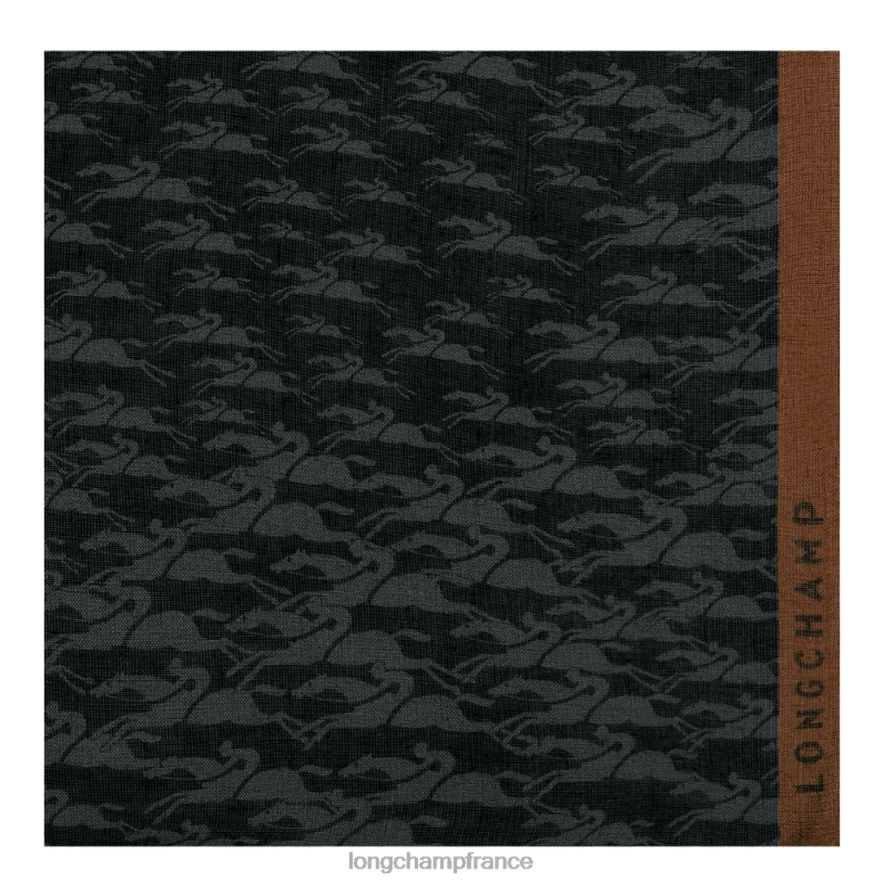 noir femmes étole collection printemps/été 2023 accessoires Longchamp Z6ZTP971