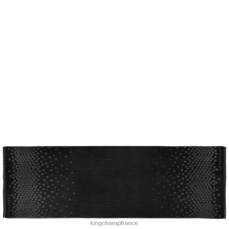 noir femmes étole collection printemps/été 2023 accessoires Longchamp Z6ZTP991