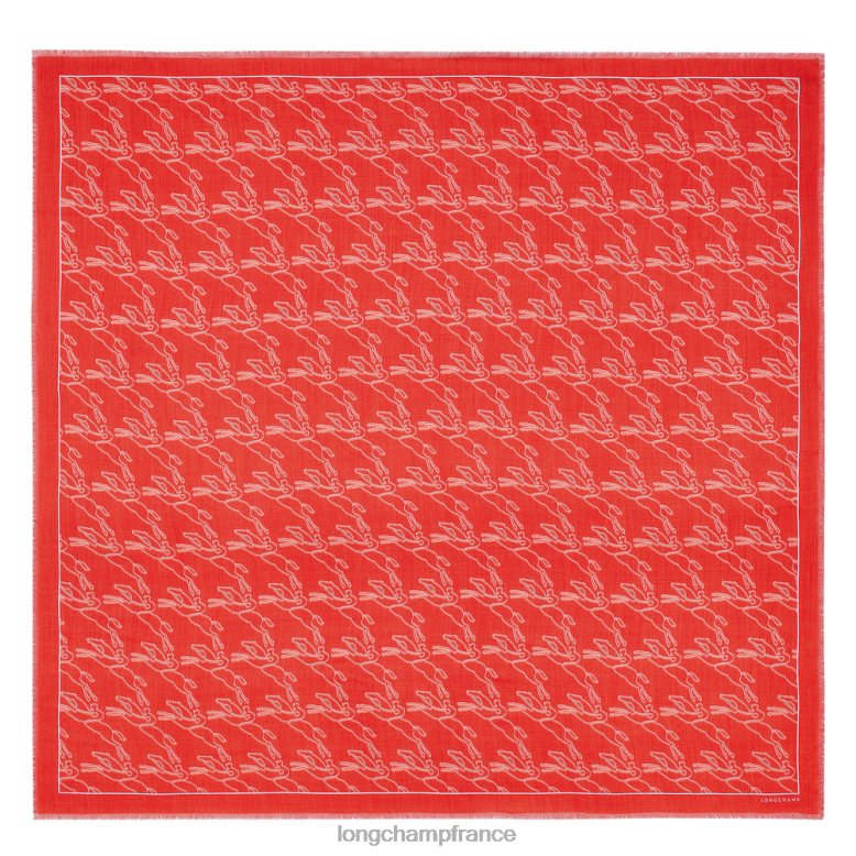 rose femmes étole collection printemps/été 2023 accessoires Longchamp Z6ZTP987