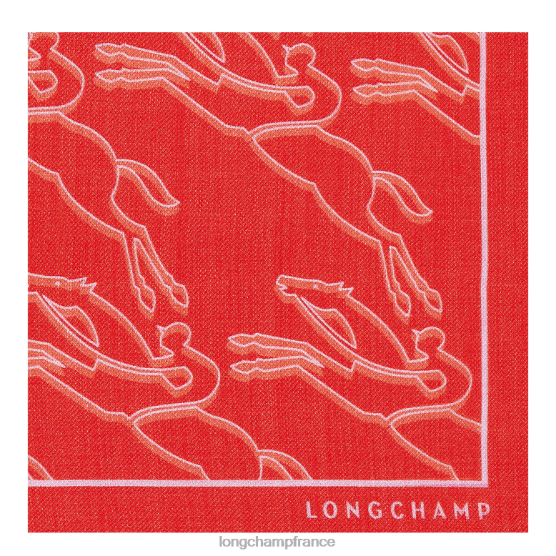 rose femmes étole collection printemps/été 2023 accessoires Longchamp Z6ZTP987