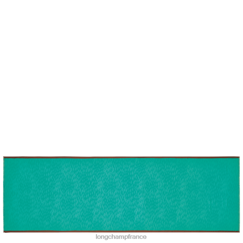 turquoise femmes étole collection printemps/été 2023 accessoires Longchamp Z6ZTP972