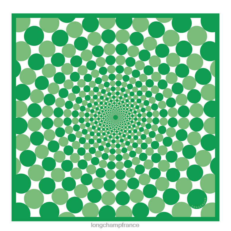 herbe/feu vert femmes foulard en soie collection printemps/été 2023 70 accessoires Longchamp Z6ZTP1036