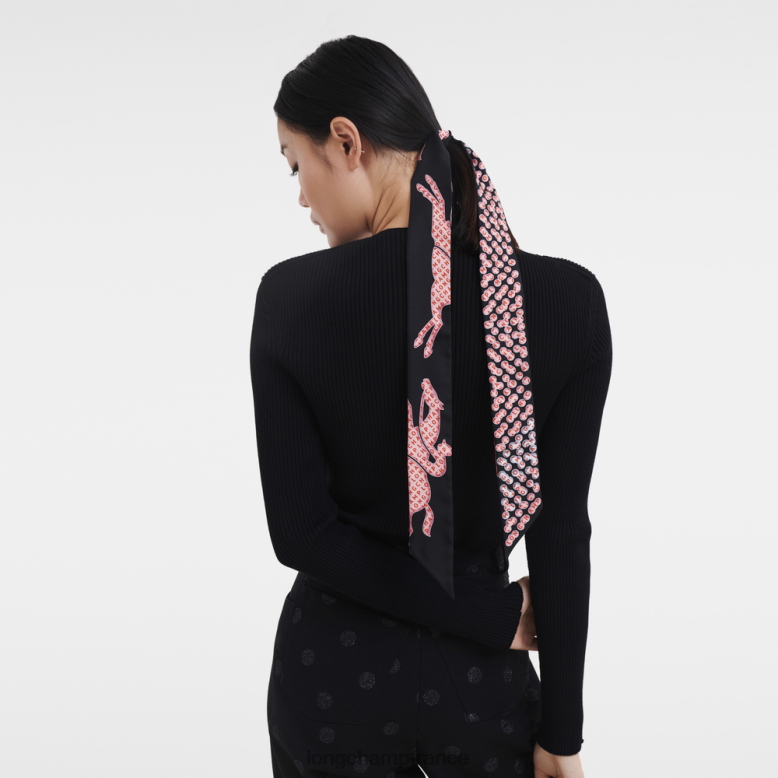 noir femmes bandeau collection printemps/été 2023 accessoires Longchamp Z6ZTP1062