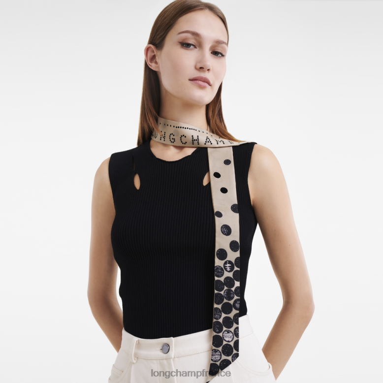 noir femmes bandeau collection printemps/été 2023 accessoires Longchamp Z6ZTP1066