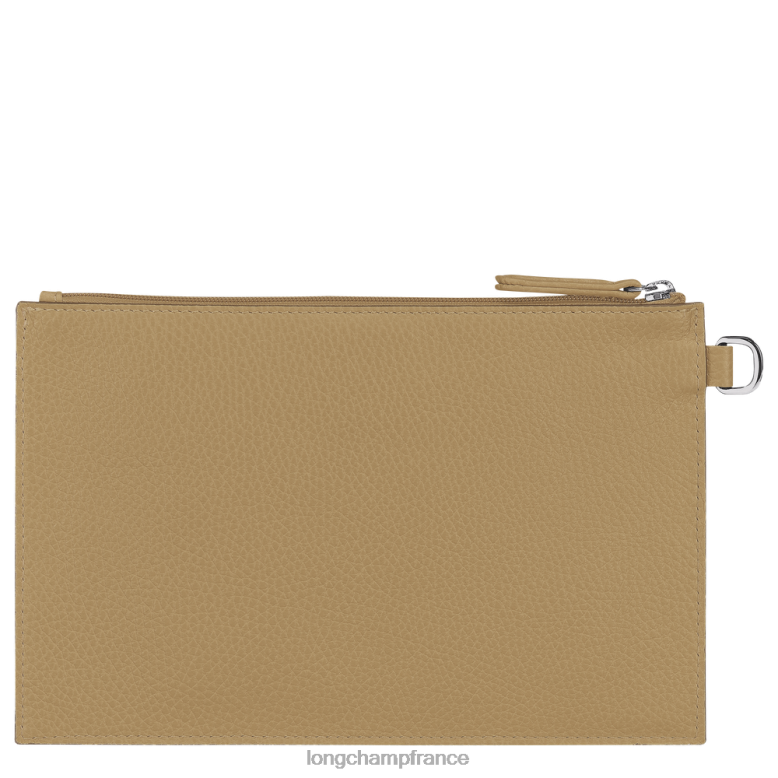 beige femmes pochette essentielle roseau maroquinerie Longchamp Z6ZTP691