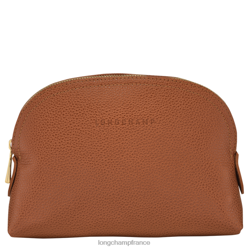 caramel femmes pochette le foulonne maroquinerie Longchamp Z6ZTP695
