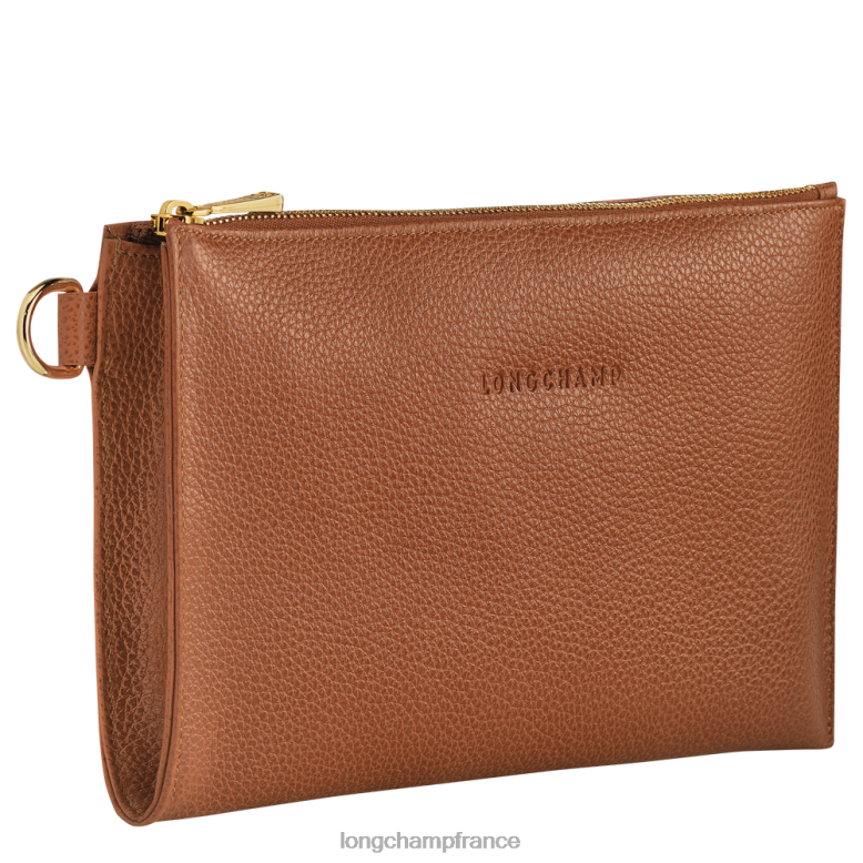 caramel femmes pochette le foulonne maroquinerie Longchamp Z6ZTP701