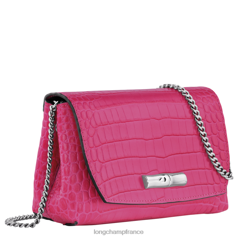 fuchsia femmes pochette roseau maroquinerie Longchamp Z6ZTP258