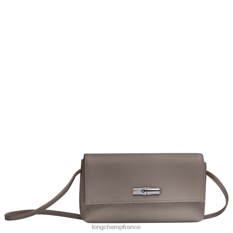 gris femmes pochette essentielle roseau maroquinerie Longchamp Z6ZTP11