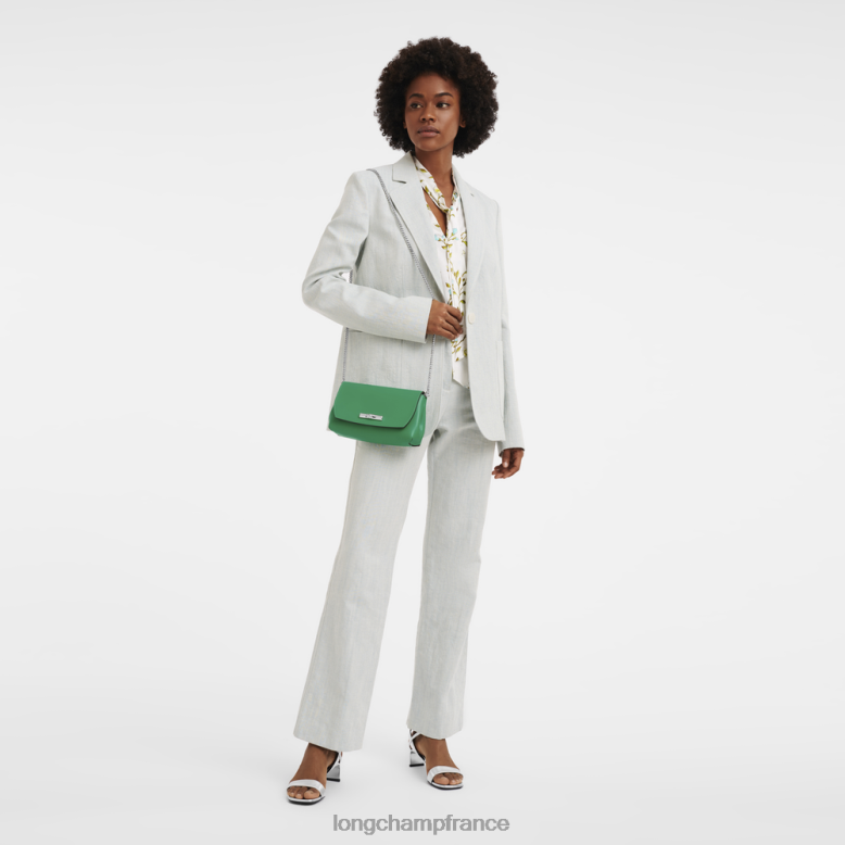 herbe/feu vert femmes pochette roseau maroquinerie Longchamp Z6ZTP248