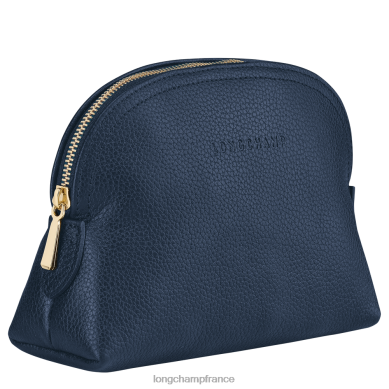 marine femmes pochette le foulonne maroquinerie Longchamp Z6ZTP698