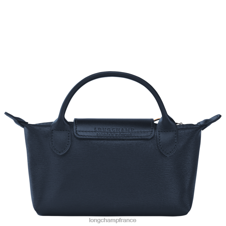 marine femmes pochette le pliage city avec poignée maroquinerie Longchamp Z6ZTP680