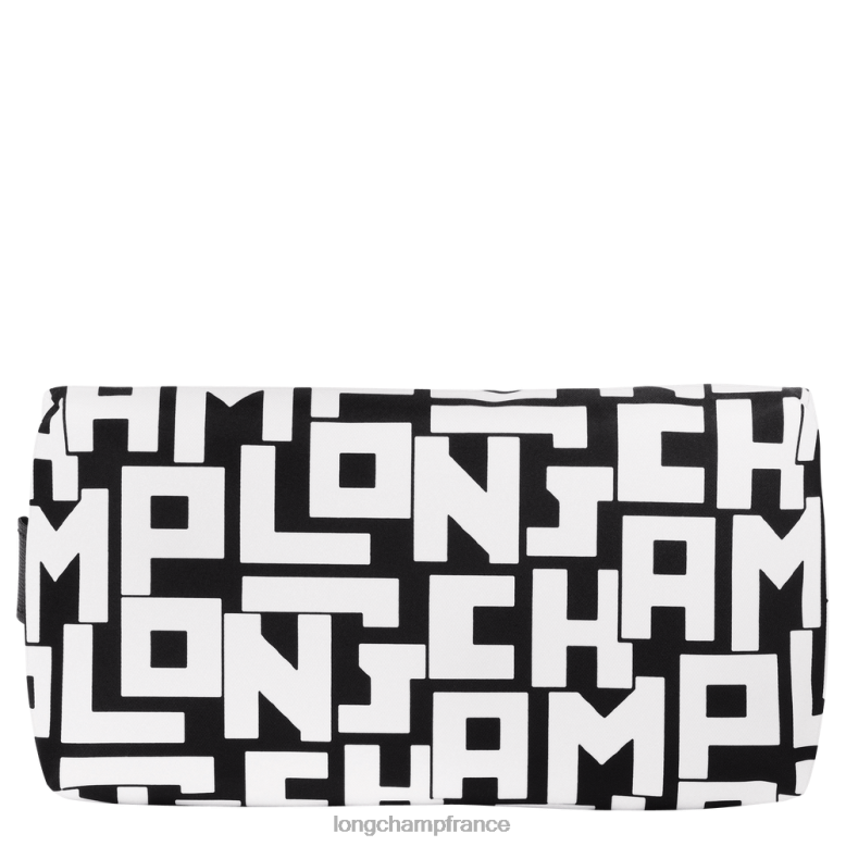 noir blanc femmes pochette lgp le pliage maroquinerie Longchamp Z6ZTP677