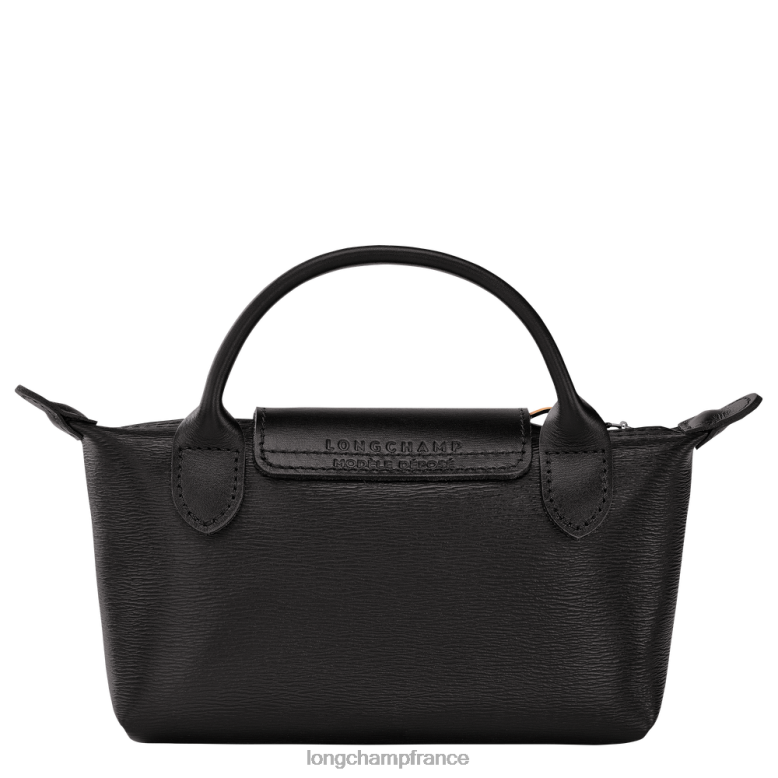 noir femmes pochette le pliage city avec poignée maroquinerie Longchamp Z6ZTP678
