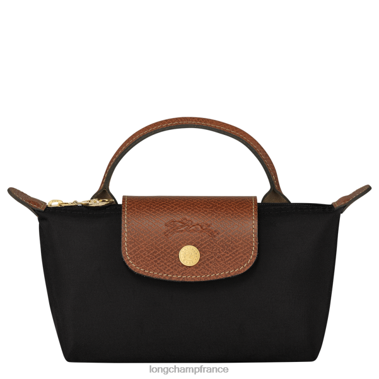 noir femmes pochette originale le pliage avec poignée maroquinerie Longchamp Z6ZTP662