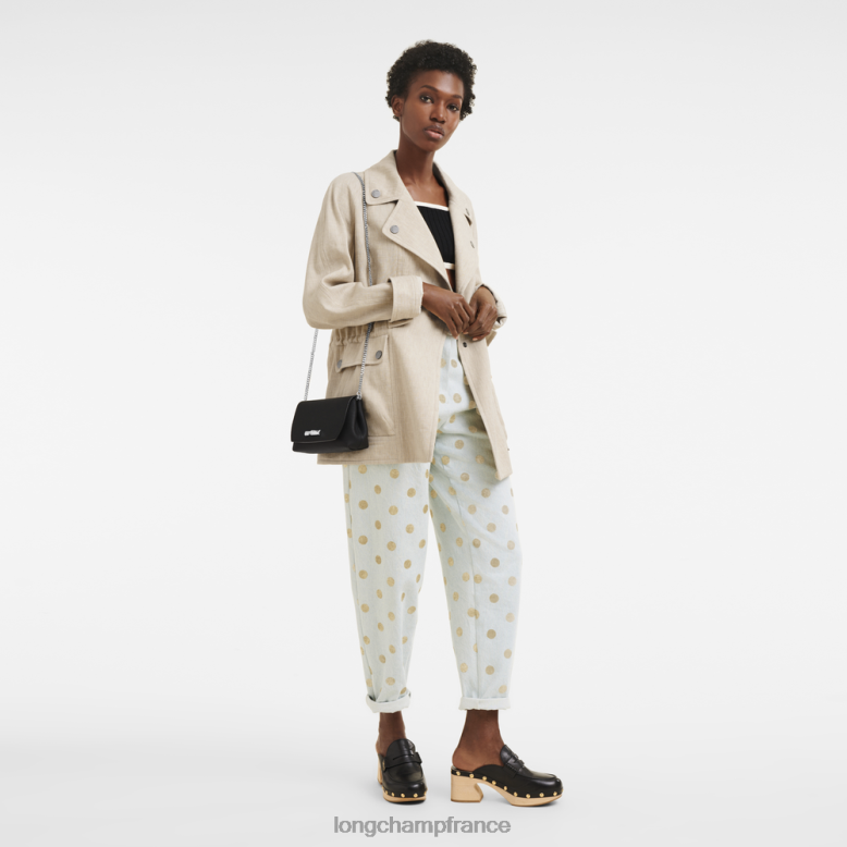 noir femmes pochette roseau maroquinerie Longchamp Z6ZTP250