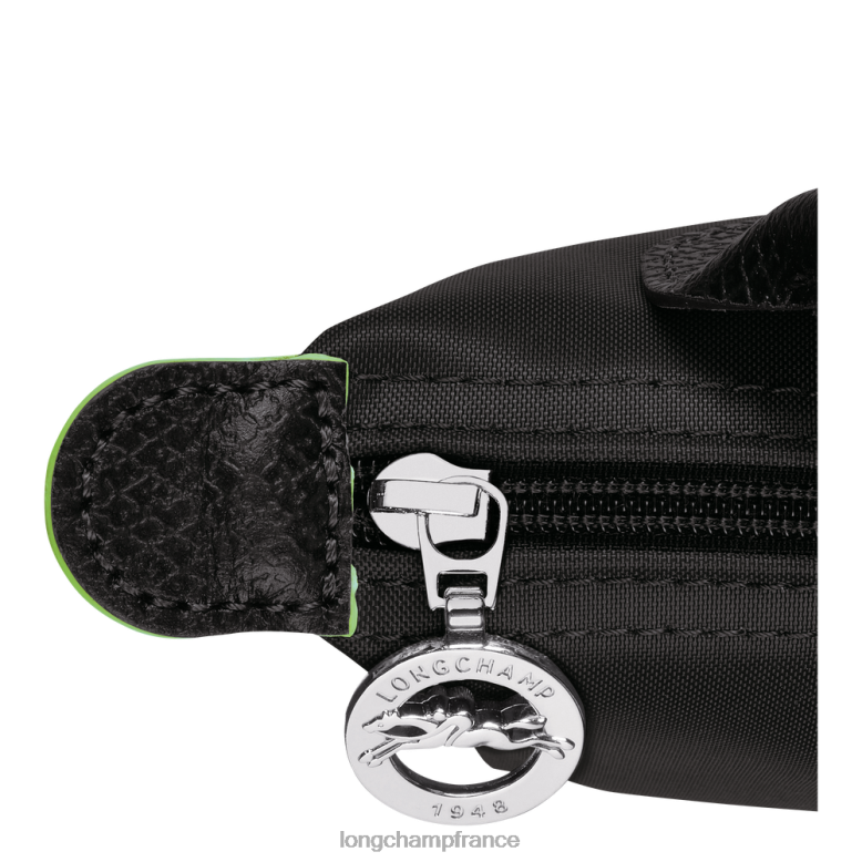 noir femmes pochette verte le pliage avec poignée maroquinerie Longchamp Z6ZTP669