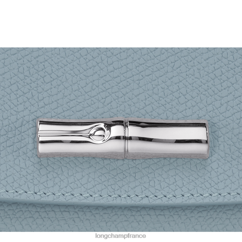 nuage bleu femmes pochette roseau maroquinerie Longchamp Z6ZTP254