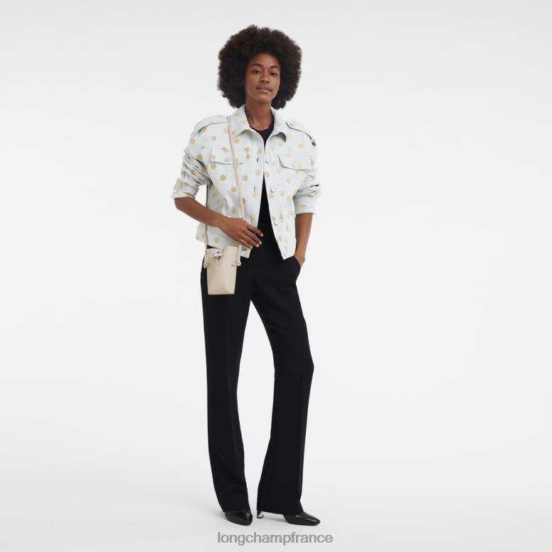 papier femmes coque de téléphone roseau avec dentelle maroquinerie Longchamp Z6ZTP686